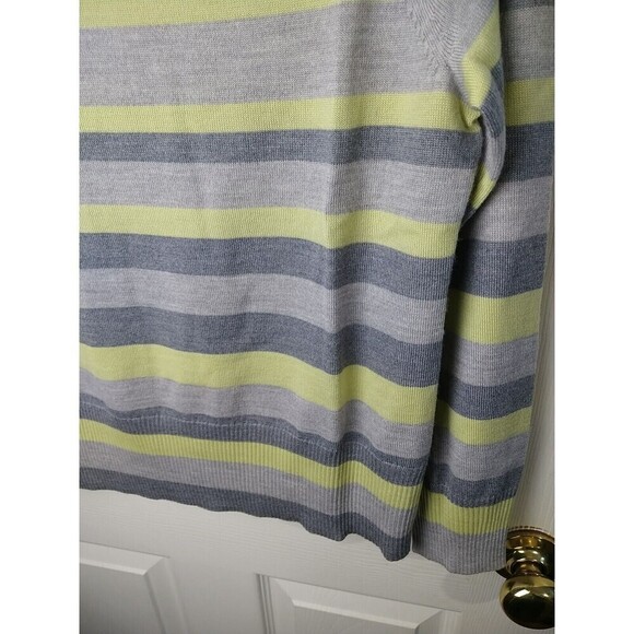 pendleton wool Turtleneck Striped Pullover Petite Sweater. Size MP - Picture 4 of 9